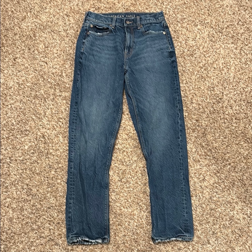 American Eagle Outfitters Blue Straight Leg Jeans